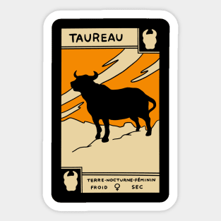 Taurus Tarot Card - Muchery Vintage Tarot Deck Sticker